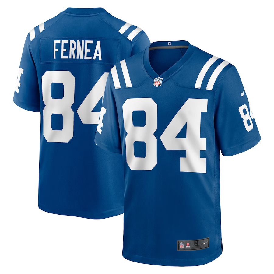 Men Indianapolis Colts 84 Ethan Fernea Nike Royal Player Game NFL Jersey